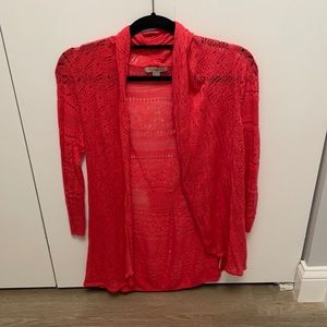 Dress barn coral/pink Sweater Small